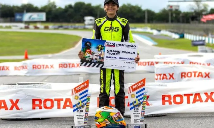 Mineiro Rafael Guimarães conquista dois títulos no Sul-Americano de Rotax e garante vaga no Mundial   