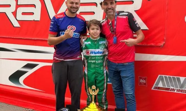 Murilo Dominguez venceu cinco corridas e dominou a 5ª etapa da Copa São Paulo Light de Kart na Cadete e na Mini