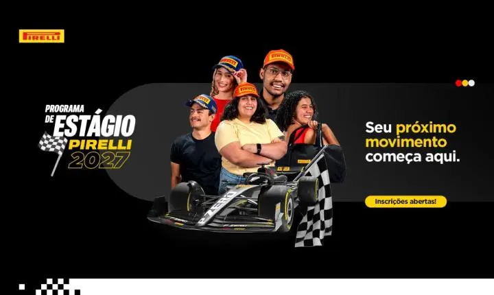 Pirelli abre inscrições para o Programa de Estágio 2027