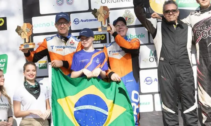 Pódio e liderança a uma corrida do fim do campeonato: brasileiros vão bem em etapa do Sul-americano de Rally 