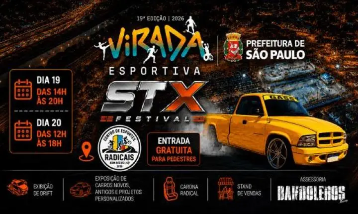 STX Festival será atração da Virada Esportiva da Cidade de São Paulo