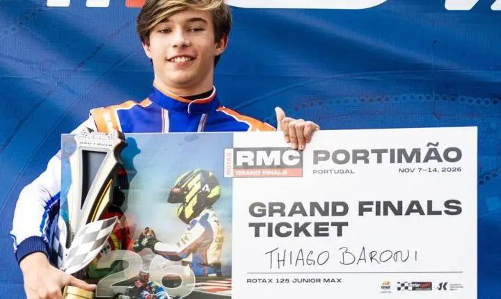 Thiago Baroni garante título KGV, vaga no Mundial Rotax e leva o Brasil para Portugal  