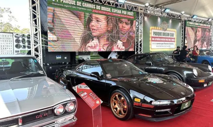 Veículos antigos, carros de cinema e F1 são as atrações do Parque Dream Car no Festival Interlagos 2026