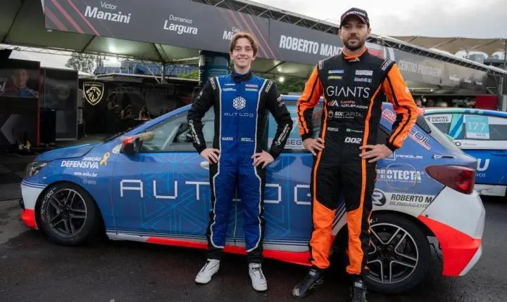 Victor Manzini corre com Yuri Alves na prova de endurance da Turismo Nacional em Santa Cruz do Sul, no sábado