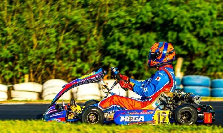 Victor Ortega supera adversidades e protagoniza corrida de recuperação na etapa do Circuito Paulista de Kart  
