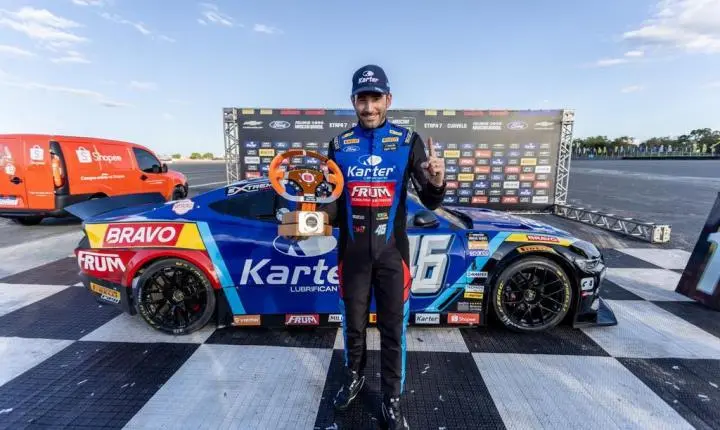 Vitor Genz conquista a pole no oval de Curvelo