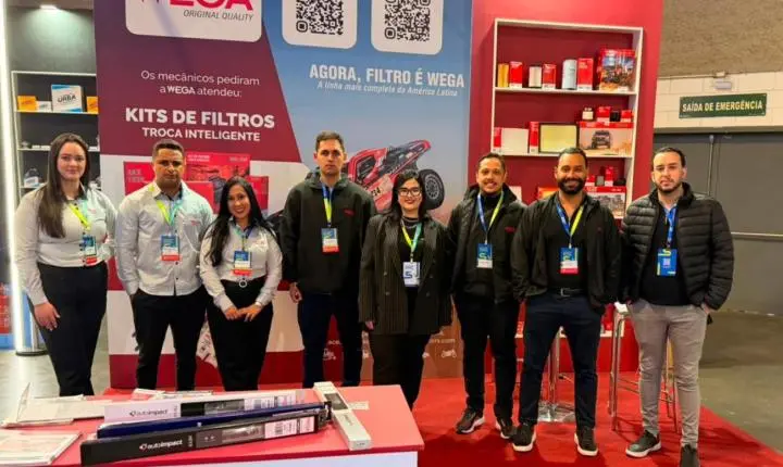 Wega Motors leva tecnologias em filtragem e nova linha de palhetas ao Oficina Brasil Conecta 2026